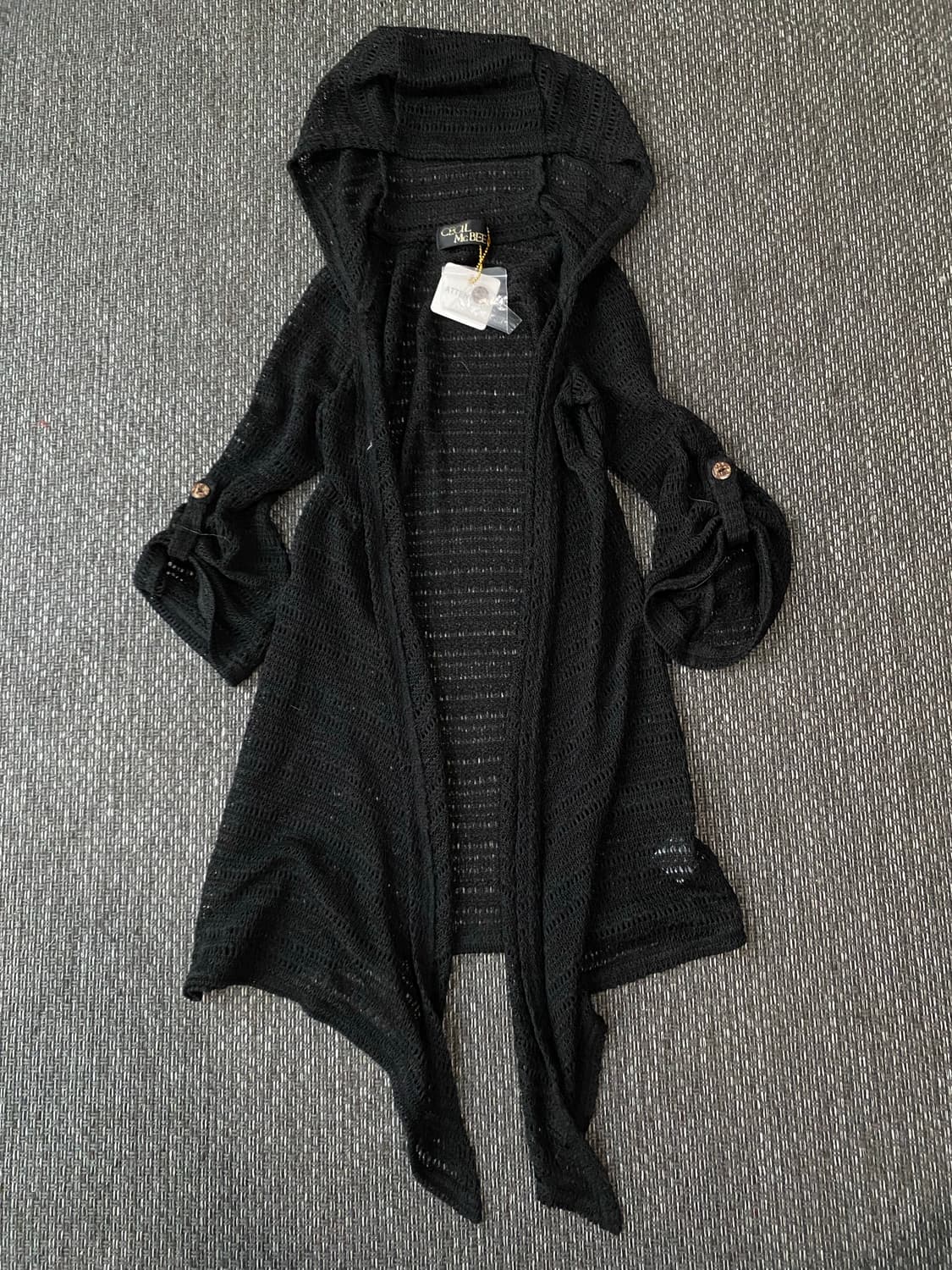 [Cecil Mcbee]Mesh 1/2 Hoodie Cardigan 상품이미지4