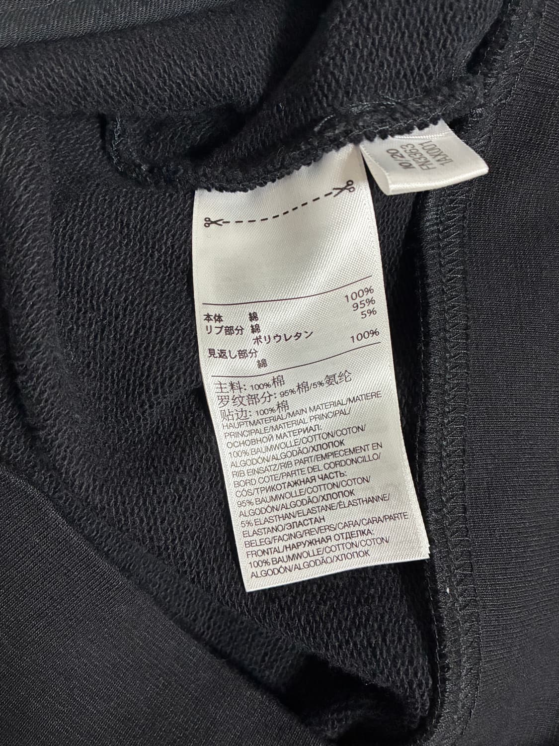 Y-3 요지야마모토 후드집업 블랙 M 상품이미지6