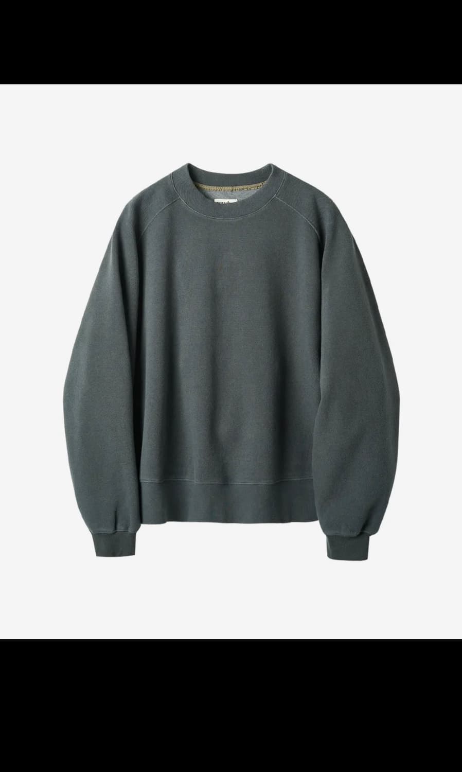 러프사이드 Raglan Sweat Shirt charcoal 3size 상품이미지1