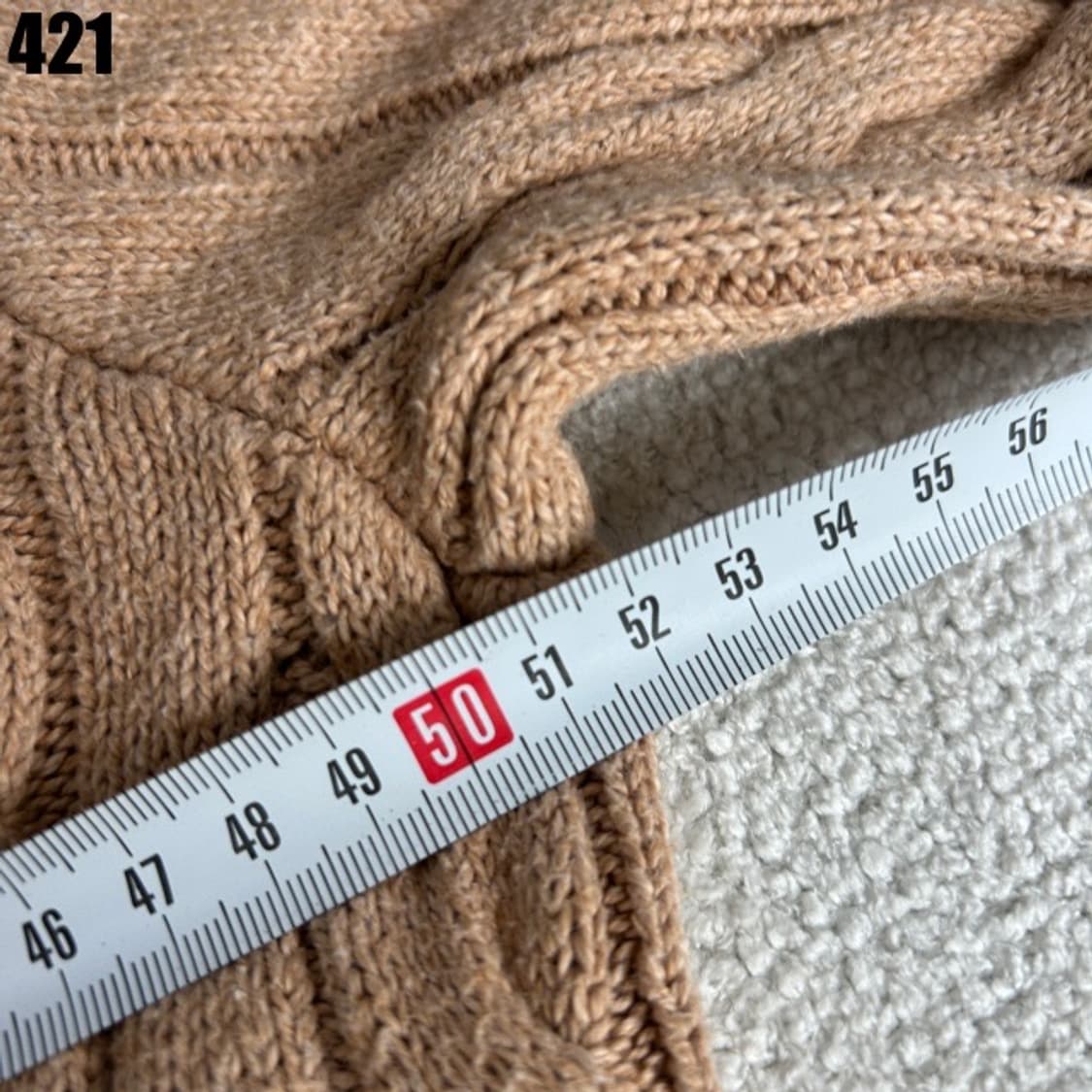 폴로 케이블 니트 브라운  상품이미지4