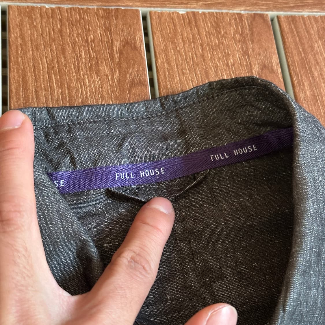 Full house linen pocket shirts 상품이미지6