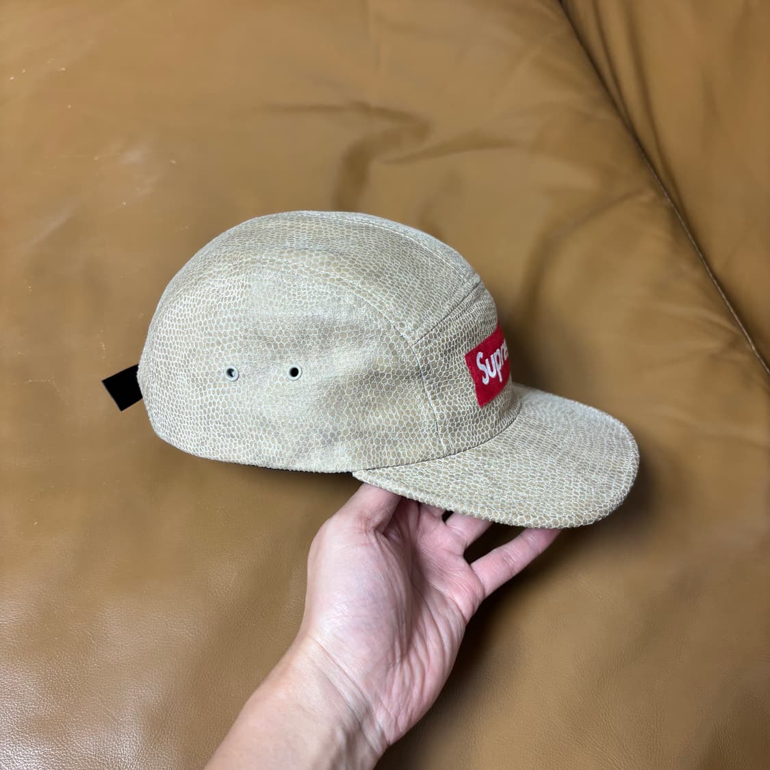 슈프림 캠프캡 모자 박스로고 스네이크 상품이미지3