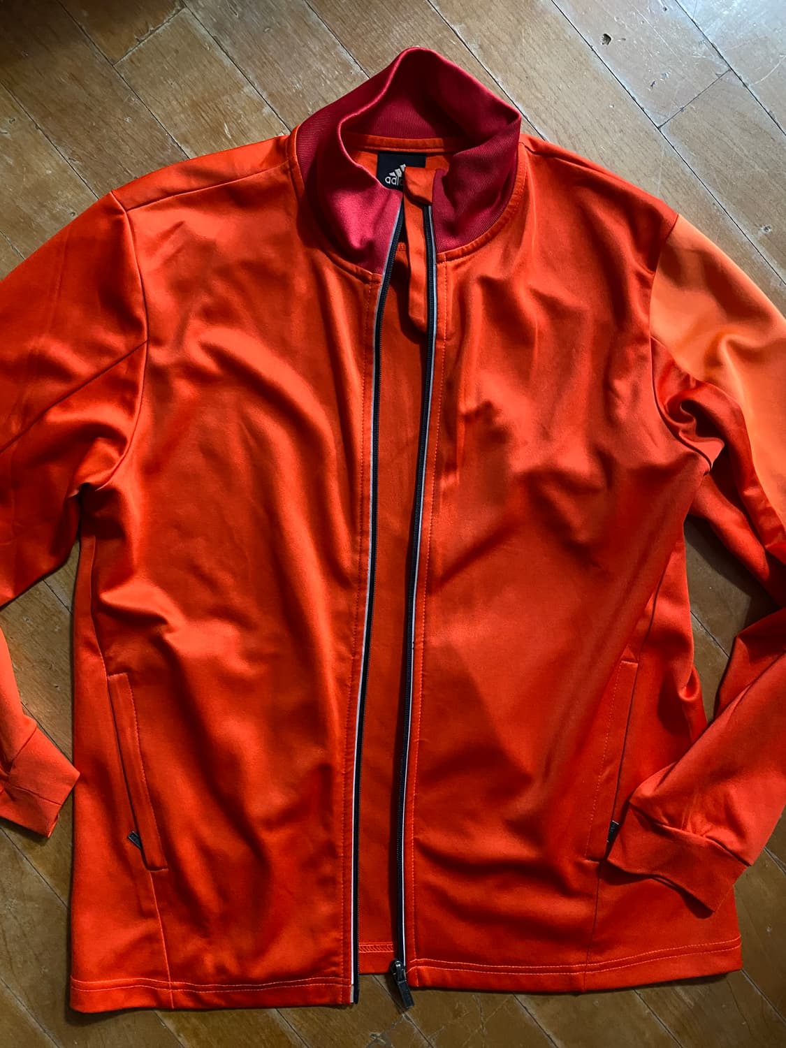 아디다스 오렌지 스포츠 집업 100 상품이미지1