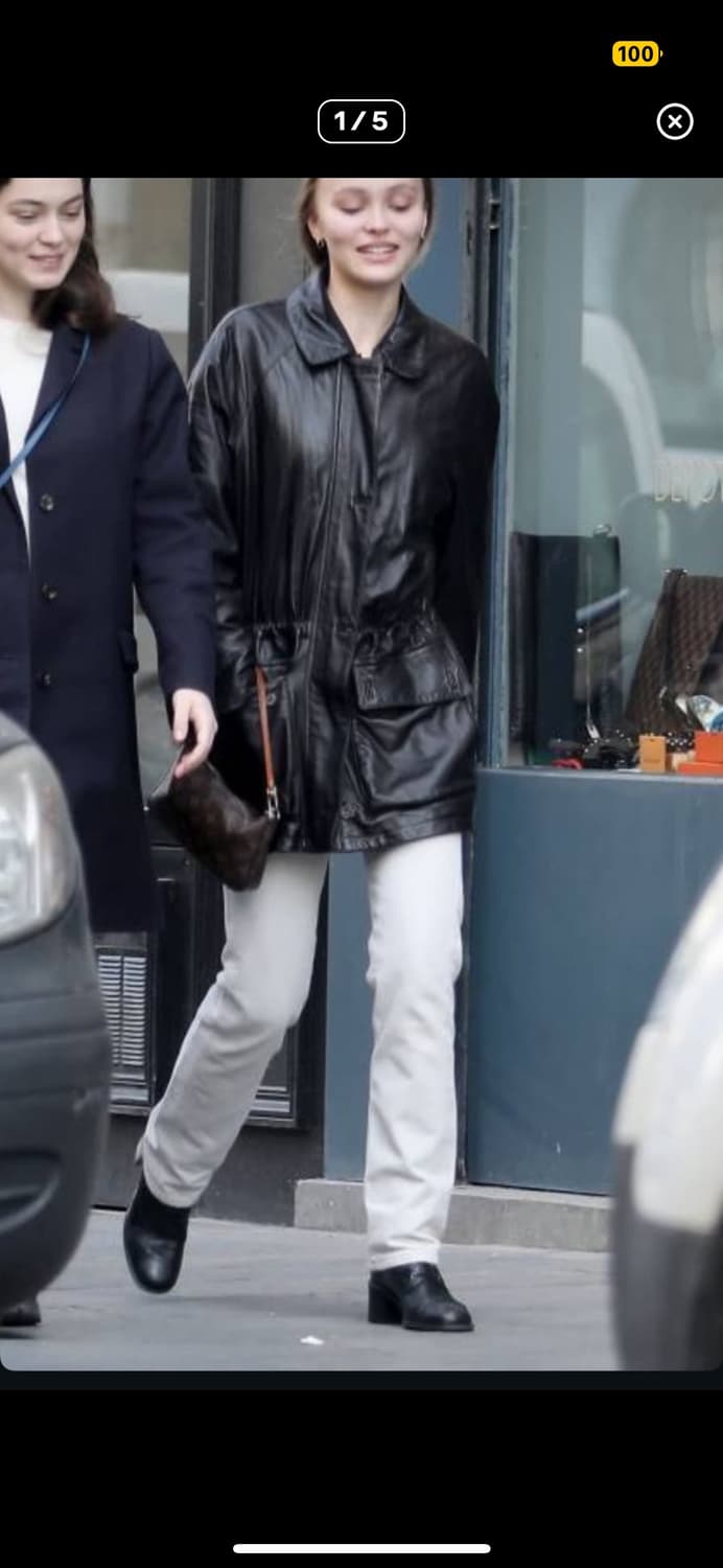 빈티지 레더 카코트 상품이미지3