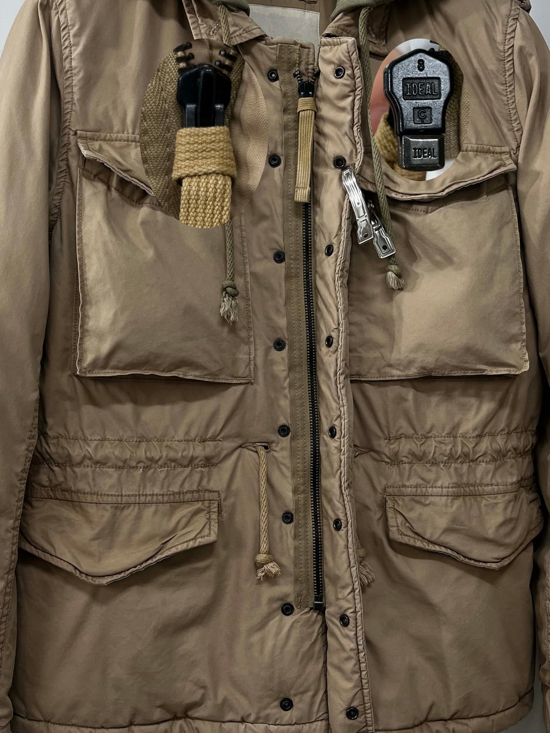 폴로 랄프로렌 탄베이지 M65 워시드 패디드 필드자켓 상품이미지7