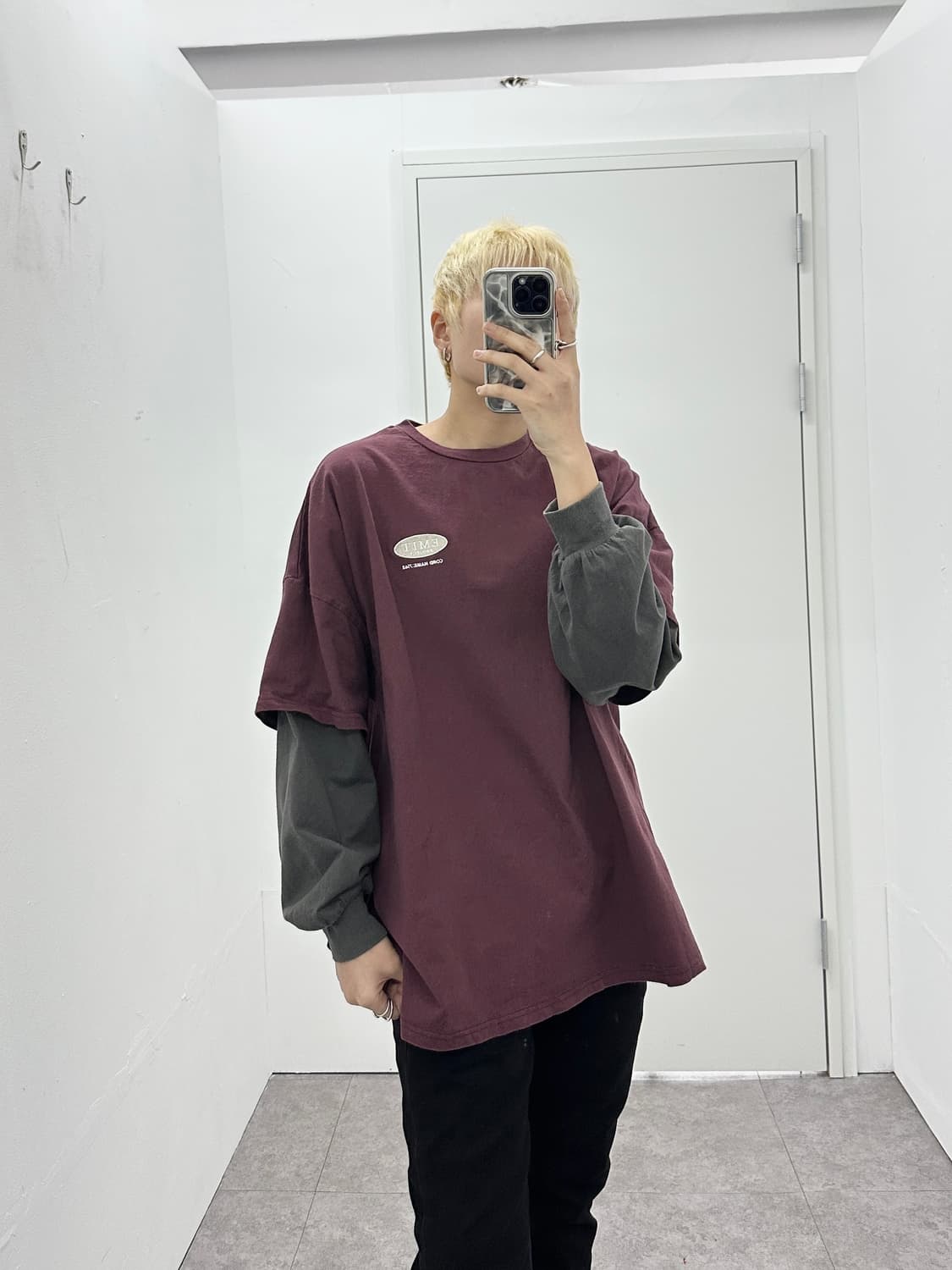 Gleam jpn fake layered sleeve 상품이미지1