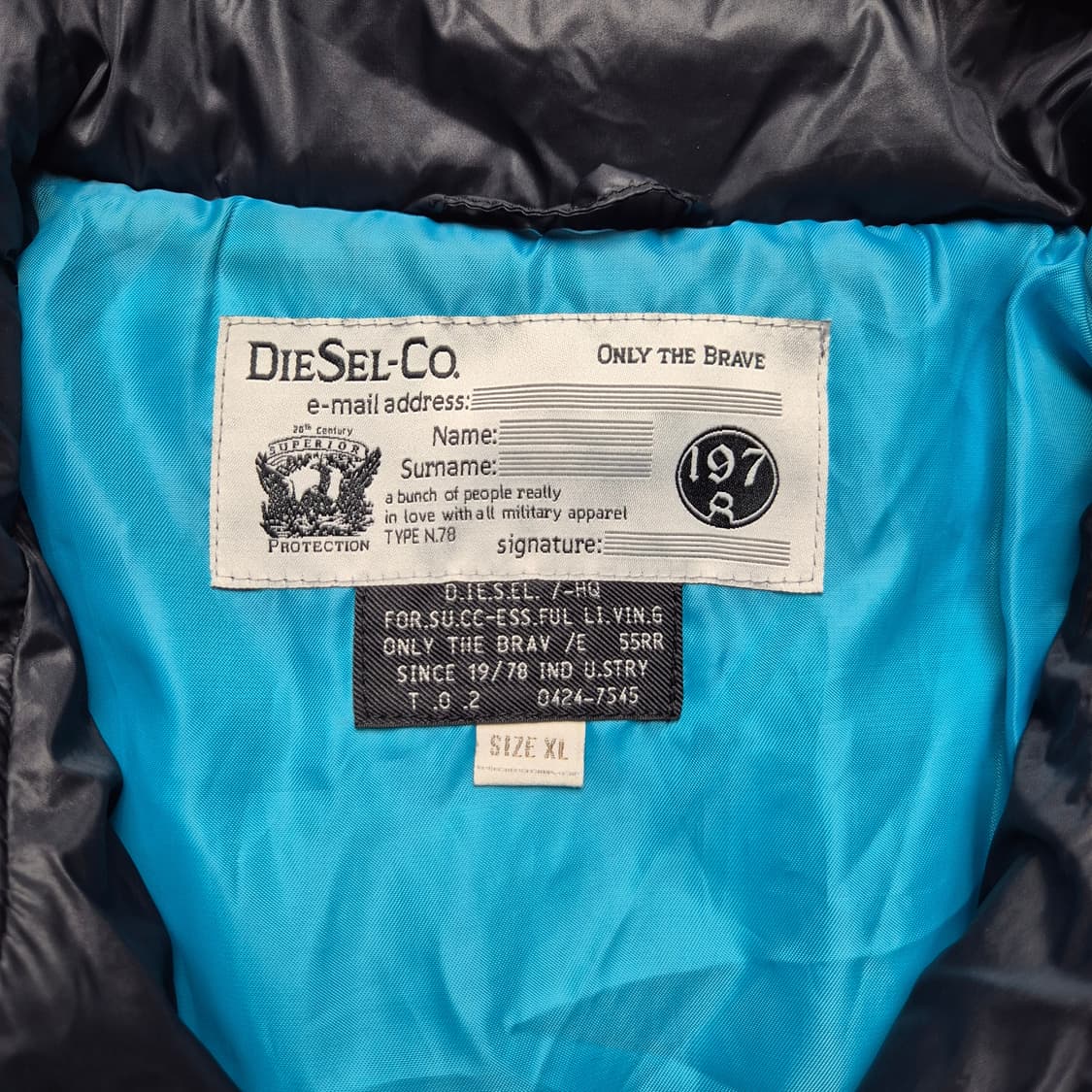 [XL] 디젤 나일론 패딩 상품이미지6