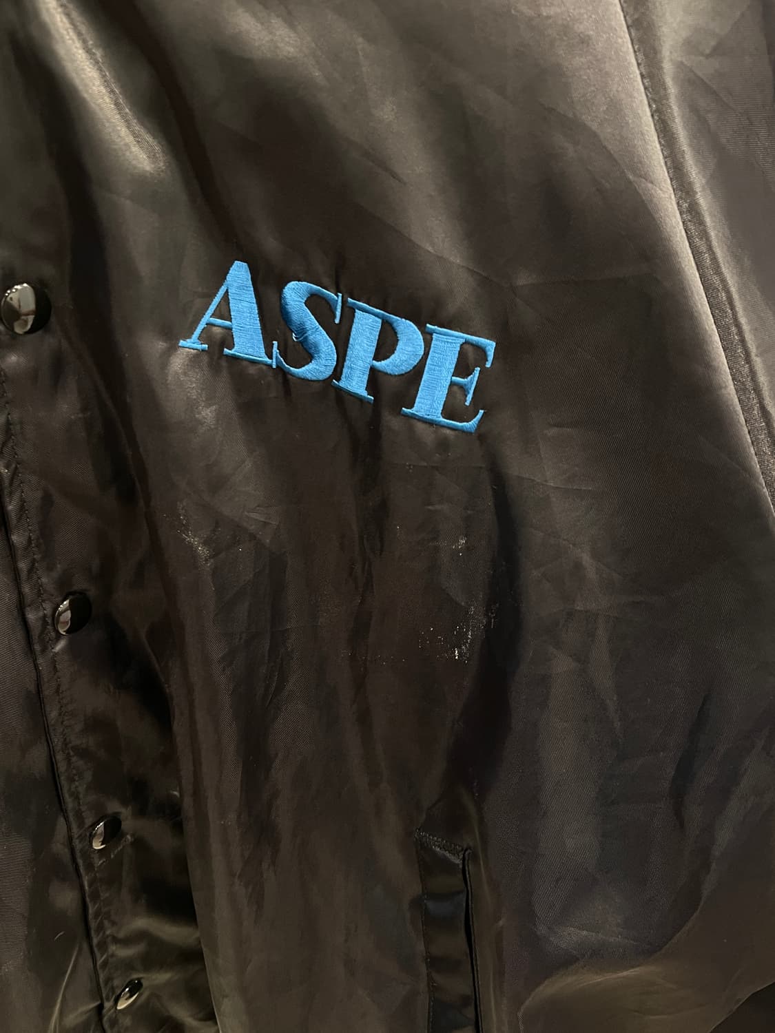 90s HartWell 하트웰 ASPE 스타디움 새틴 자켓 (USA) 상품이미지8