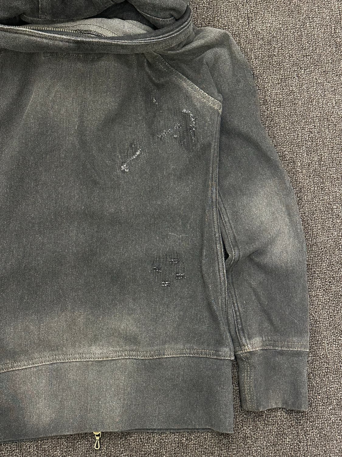 OS)Genuine Vintage Goa 하이넥 워싱 후드집업 자켓 상품이미지7