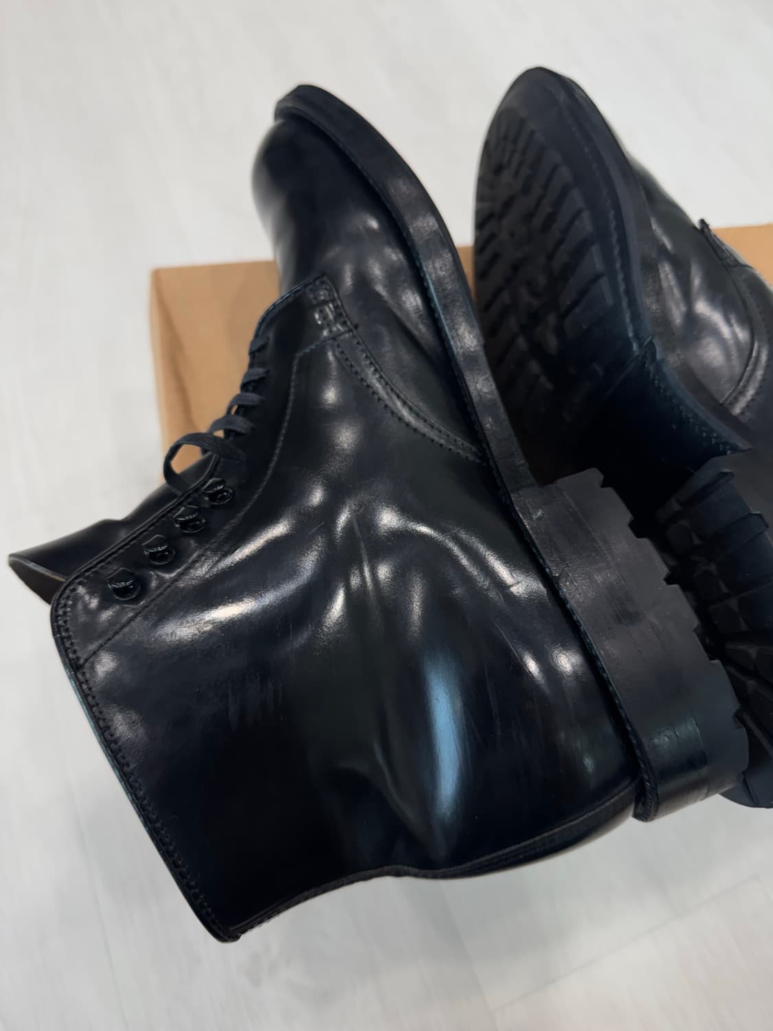 알든 코도반 부츠 플레인토 7.5E 상품이미지9