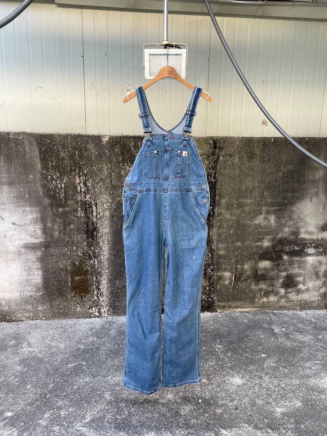 칼하트 빈티지 데님 오버롤 상품이미지1