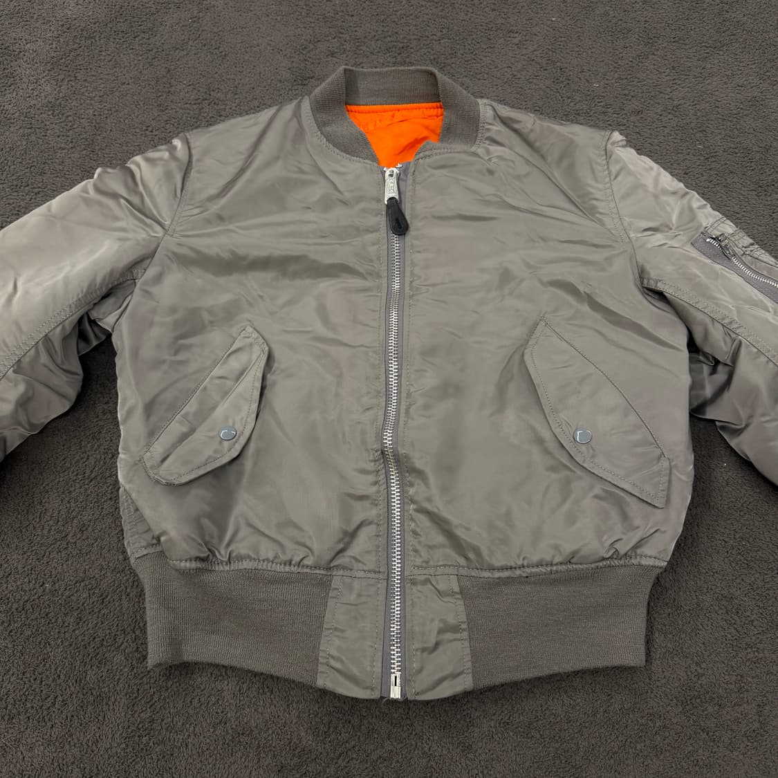 [ 정품/M ] 알파인더스트리 플라이트 ma-1 리버시블 항공점퍼 상품이미지2