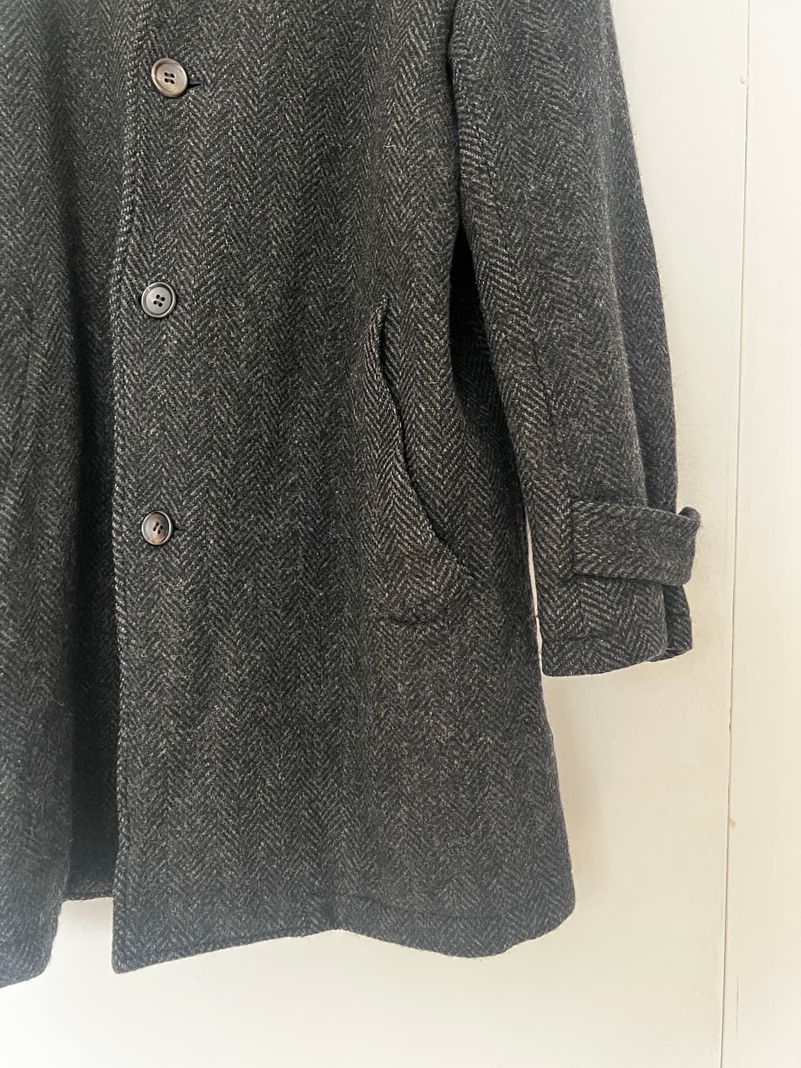 comme des garçons homme boiled wool coat 상품이미지4