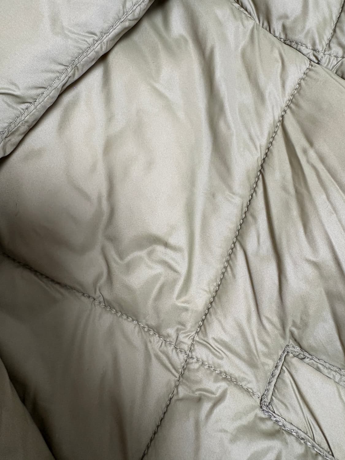 자라 퀄팅 카키 숏패딩 상품이미지5