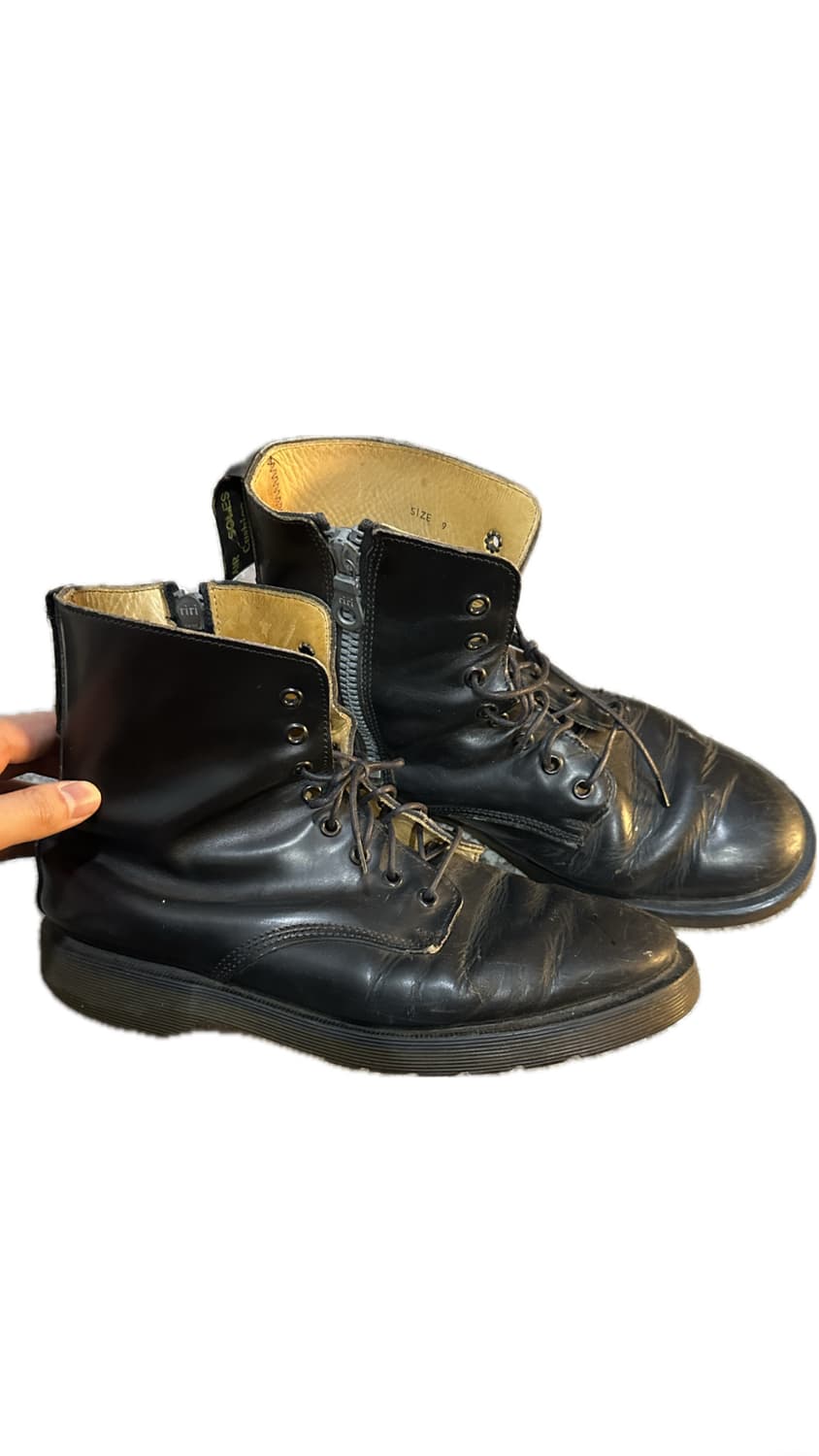 요지야마모토 레더 부츠 상품이미지1