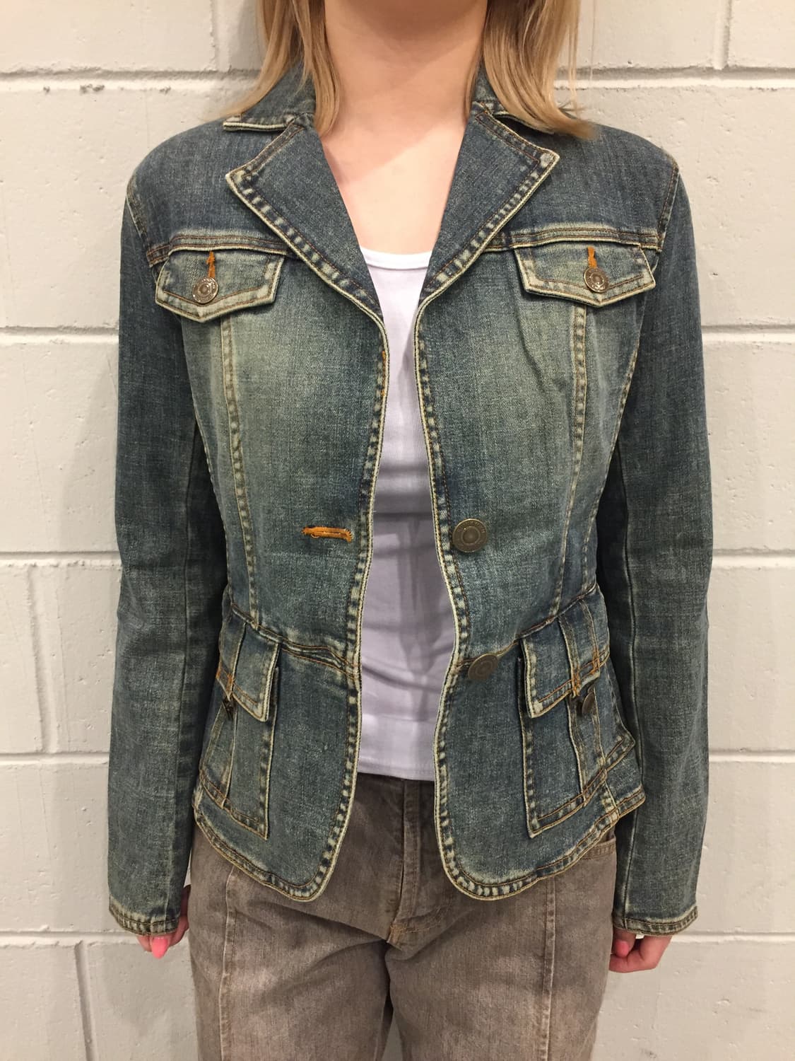 KUMIKYOKU 데님 자켓 상품이미지3