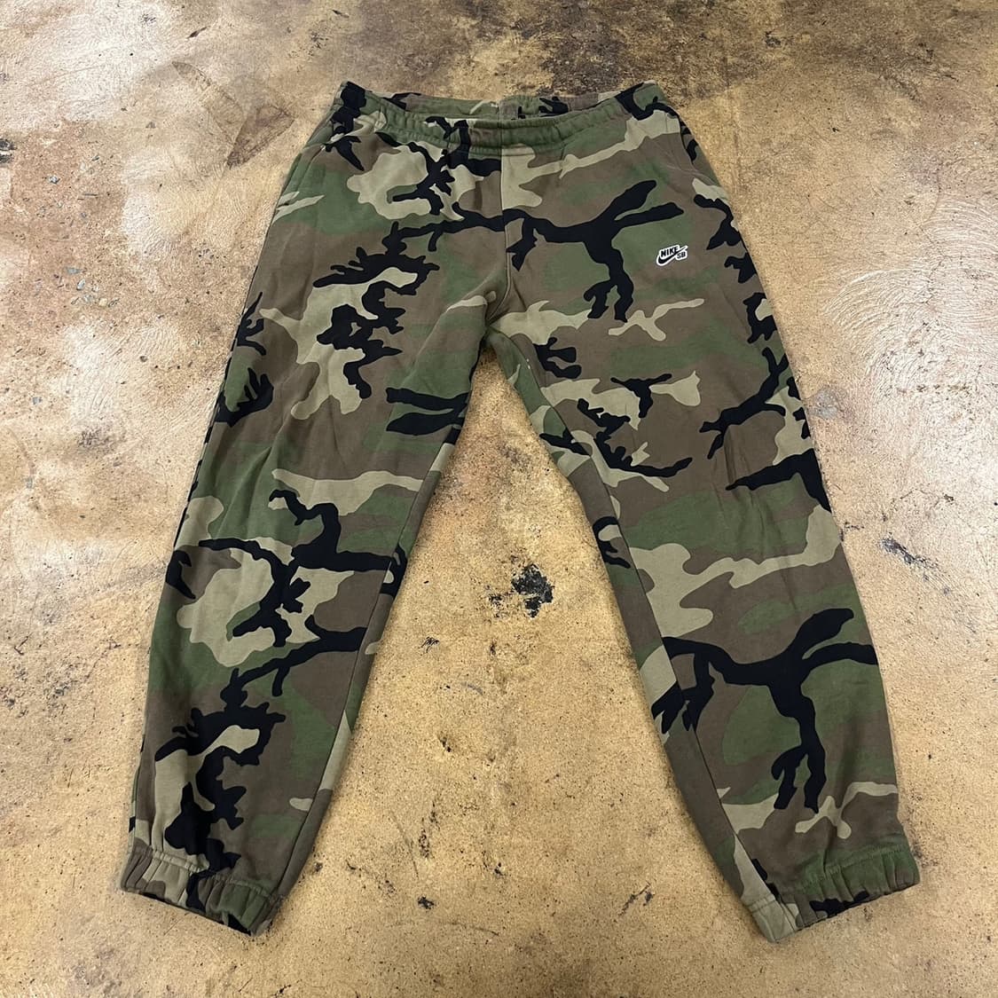 [정품/XL] 나이키 SB 카모 플리스 조거팬츠 b14 상품이미지2