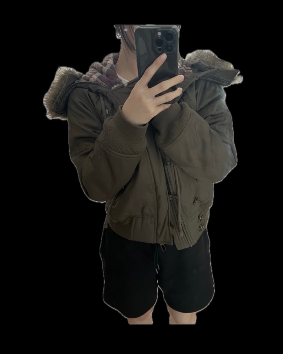 디젤 카키 봄버 상품이미지5