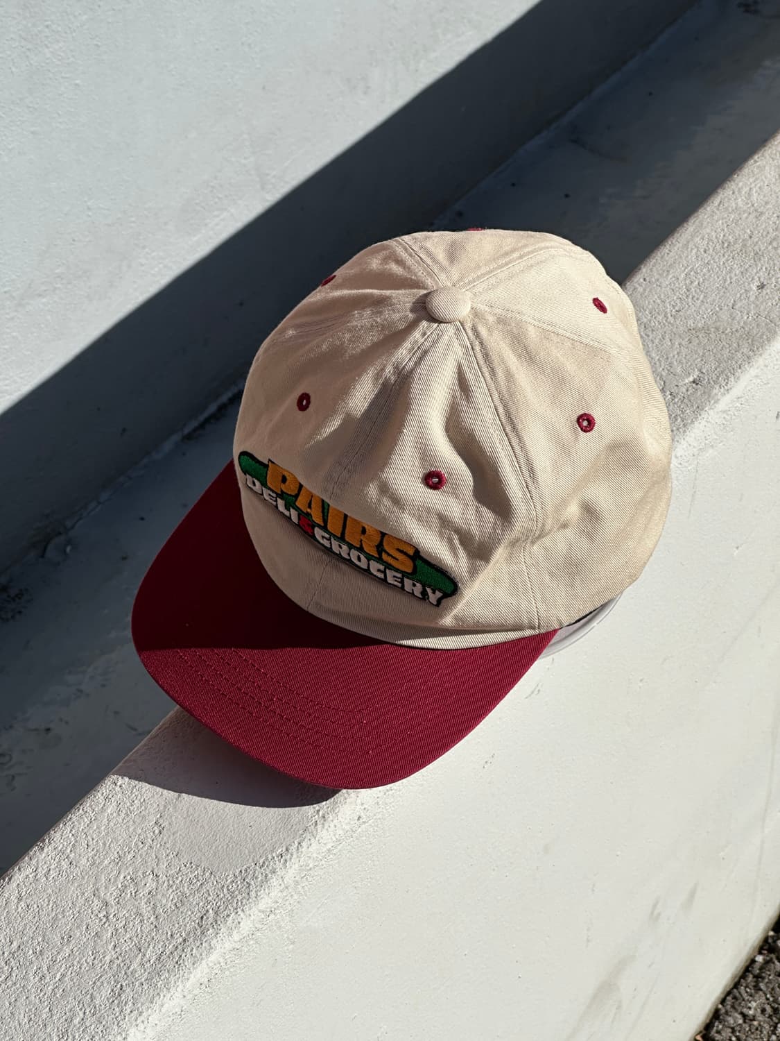 [F] PAIRS 델리앤그로서리 빈티지 볼캡 모자 상품이미지2