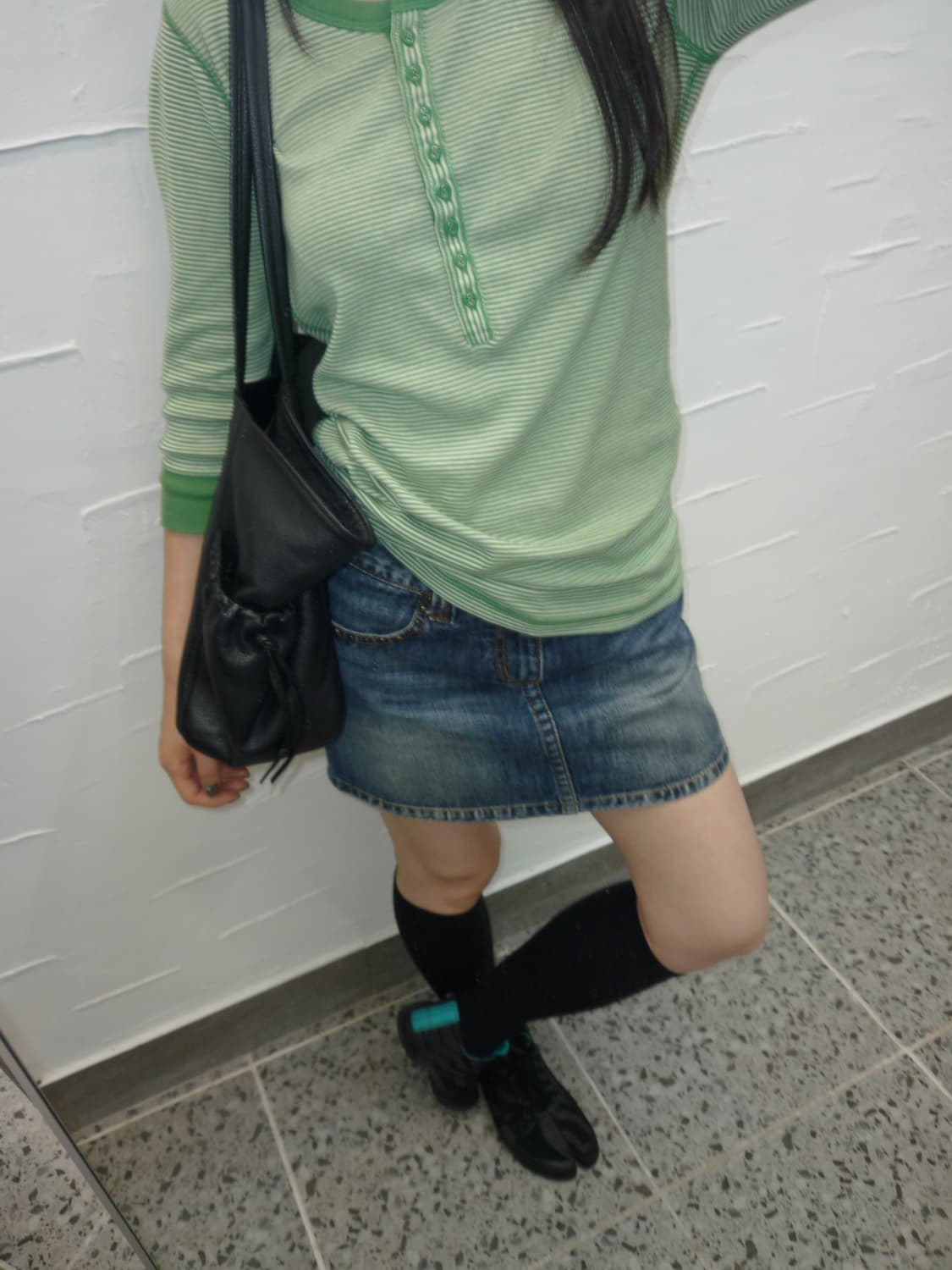 green stripe t-shirts 상품이미지5