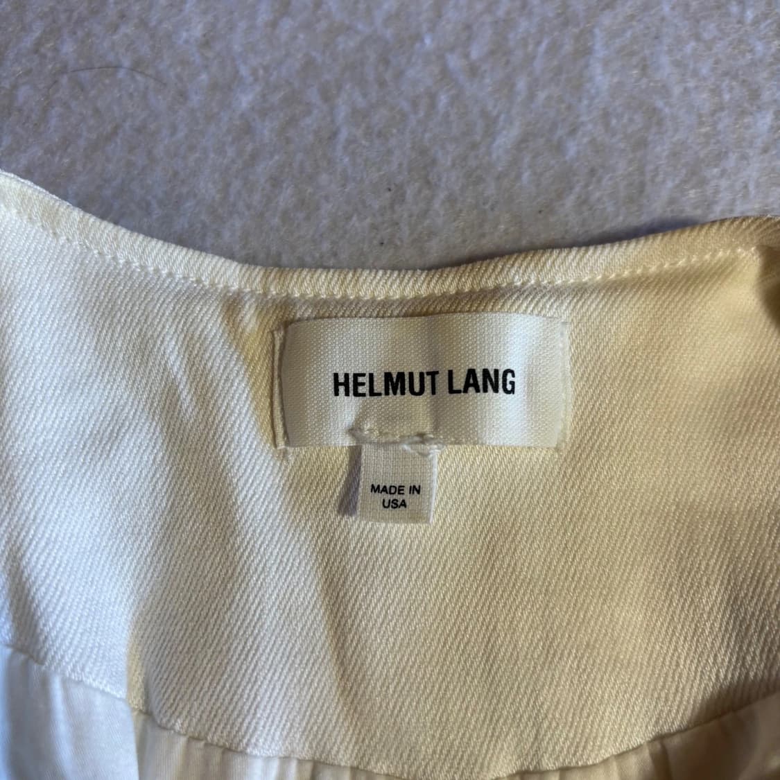 헬무트 랭 화이트 데님 모토 재킷 상품이미지3