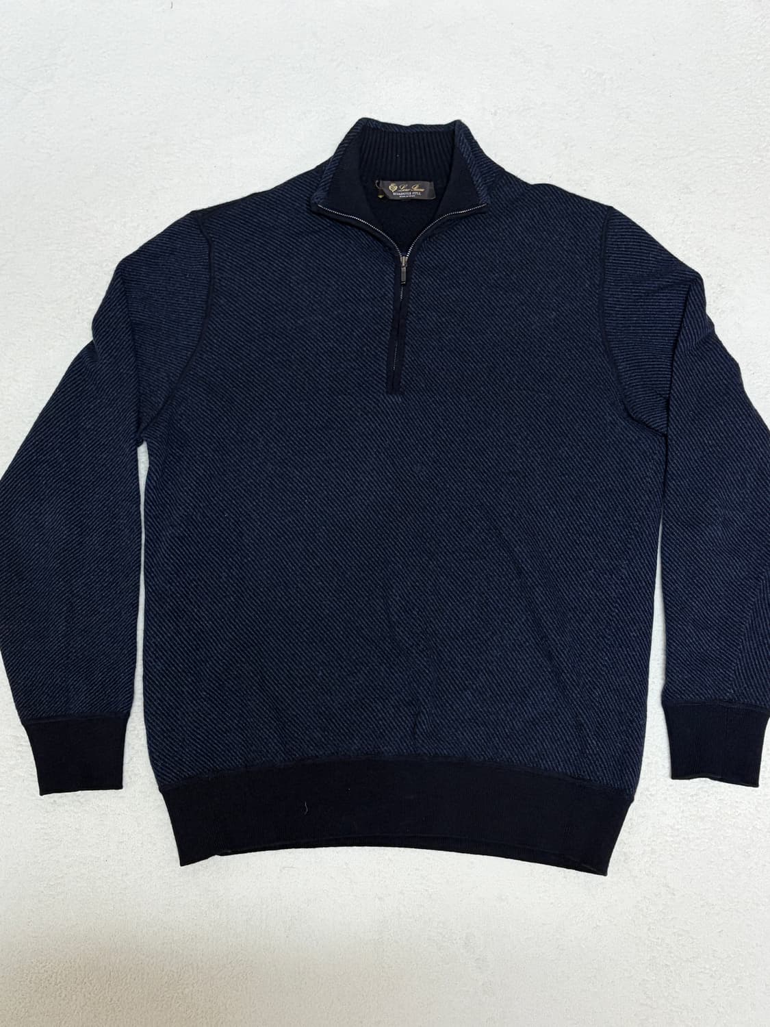 (최고가라인) 로로피아나 로드스터 캐시미어 풀 니트 반집업 50 상품이미지1