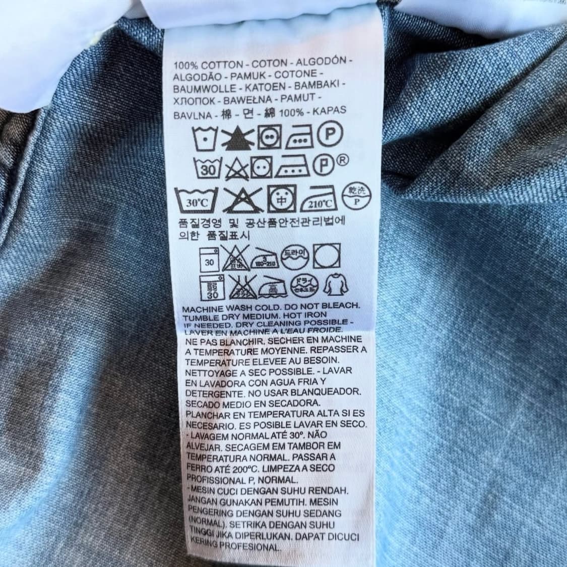 리바이스 웨스턴 데님 셔츠 상품이미지9