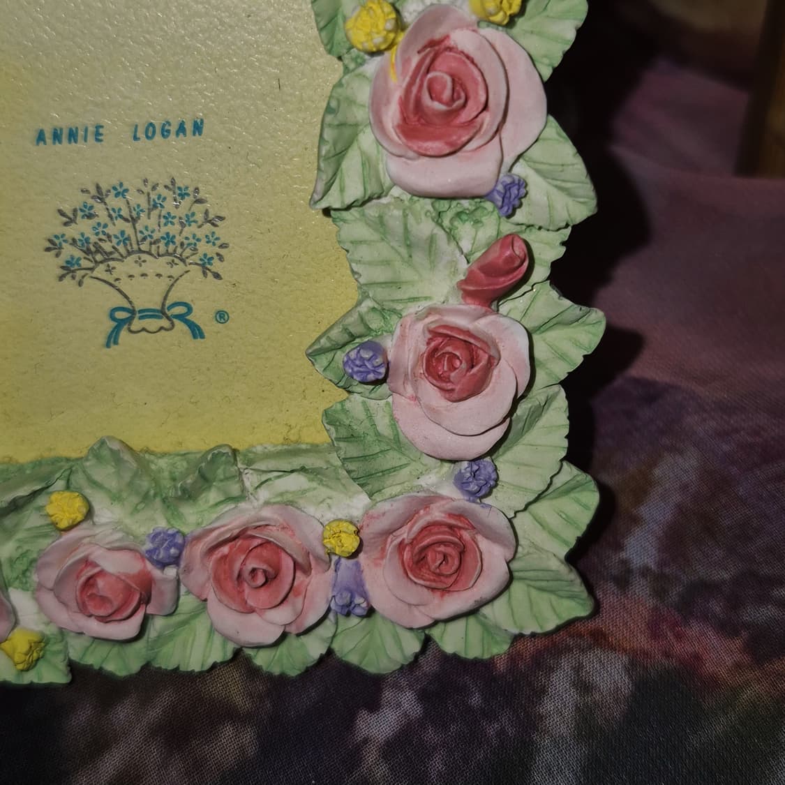 90s 미국 디자인 장미 꽃포지 미니 액자 상품이미지7