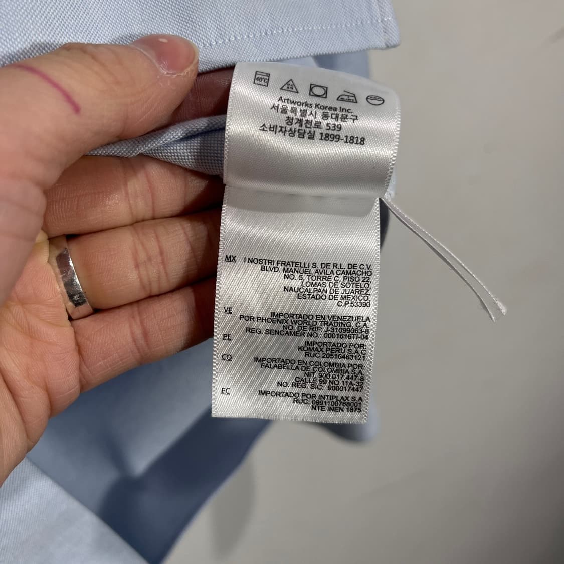 브룩스브라더스 솔리드 셔츠 상품이미지5