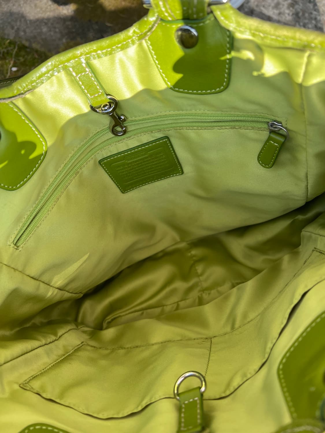 Y2K 𝙲𝚘𝚊𝚌𝚑 𝚟𝚒𝚗𝚝𝚊𝚐𝚎 토트백 상품이미지4