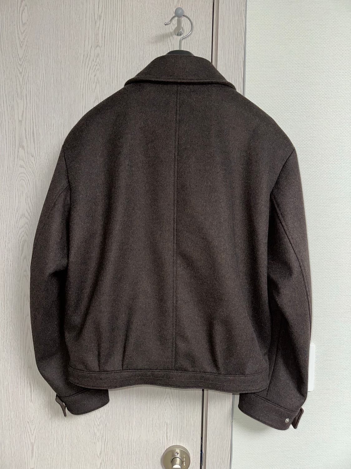 비슬로우 캐시미어 밀리터리자켓 브라운 L사이즈 상품이미지2