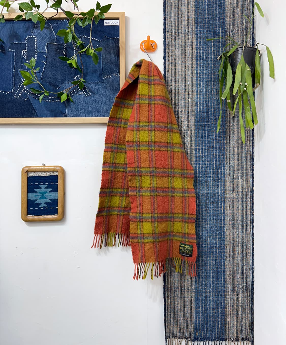 SCRIMGEOUR Lambswool Tartan muffler made 상품이미지2