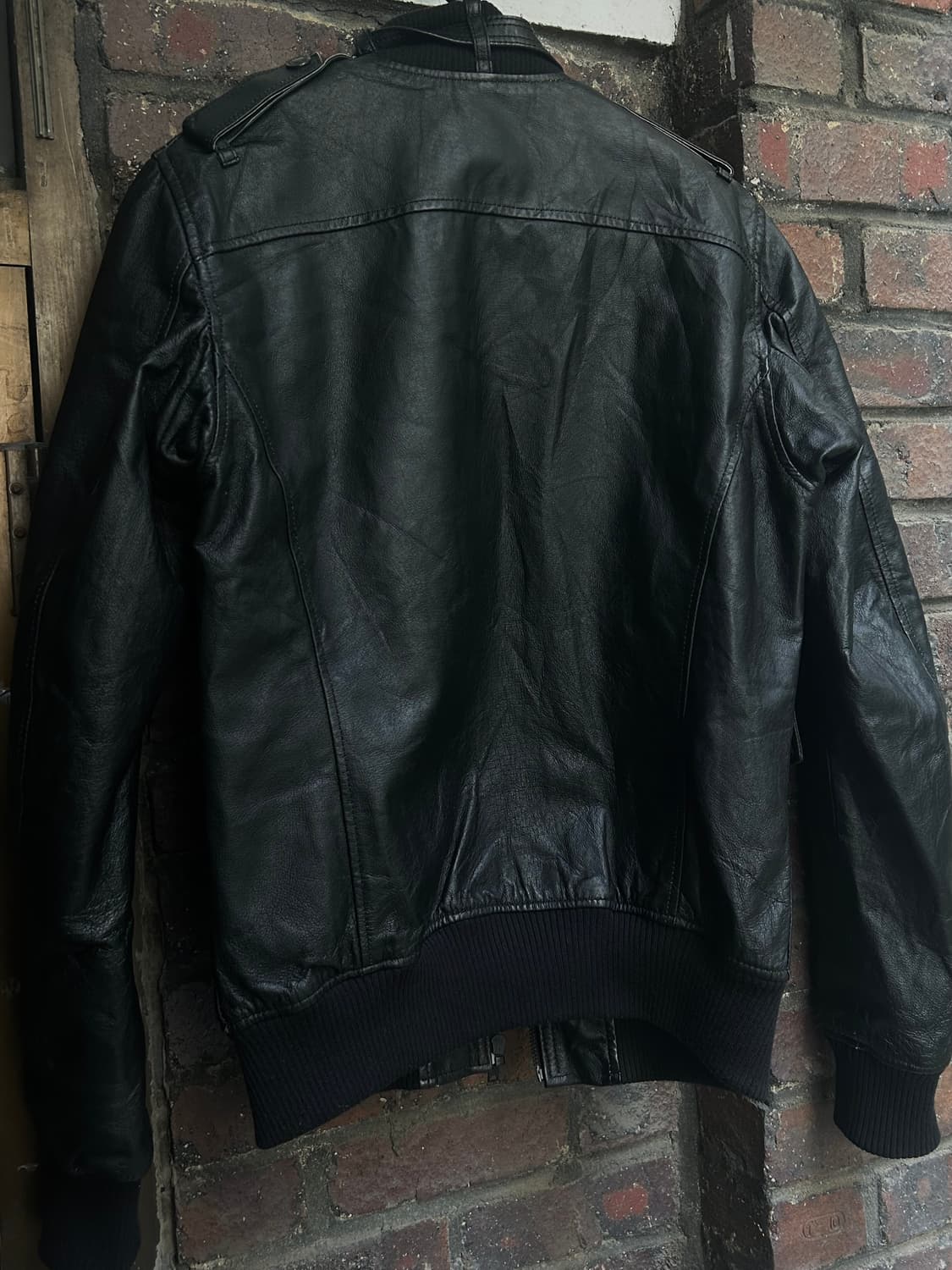 *rare* 2000s 히스테릭글래머 락시크 블랙 레더자켓 상품이미지3