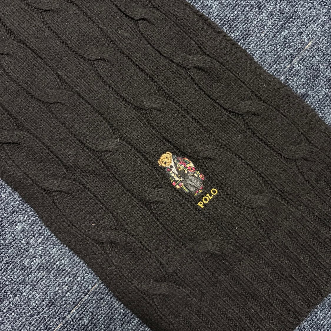 폴로 랄프로렌 꽈배기 머플러 상품이미지2