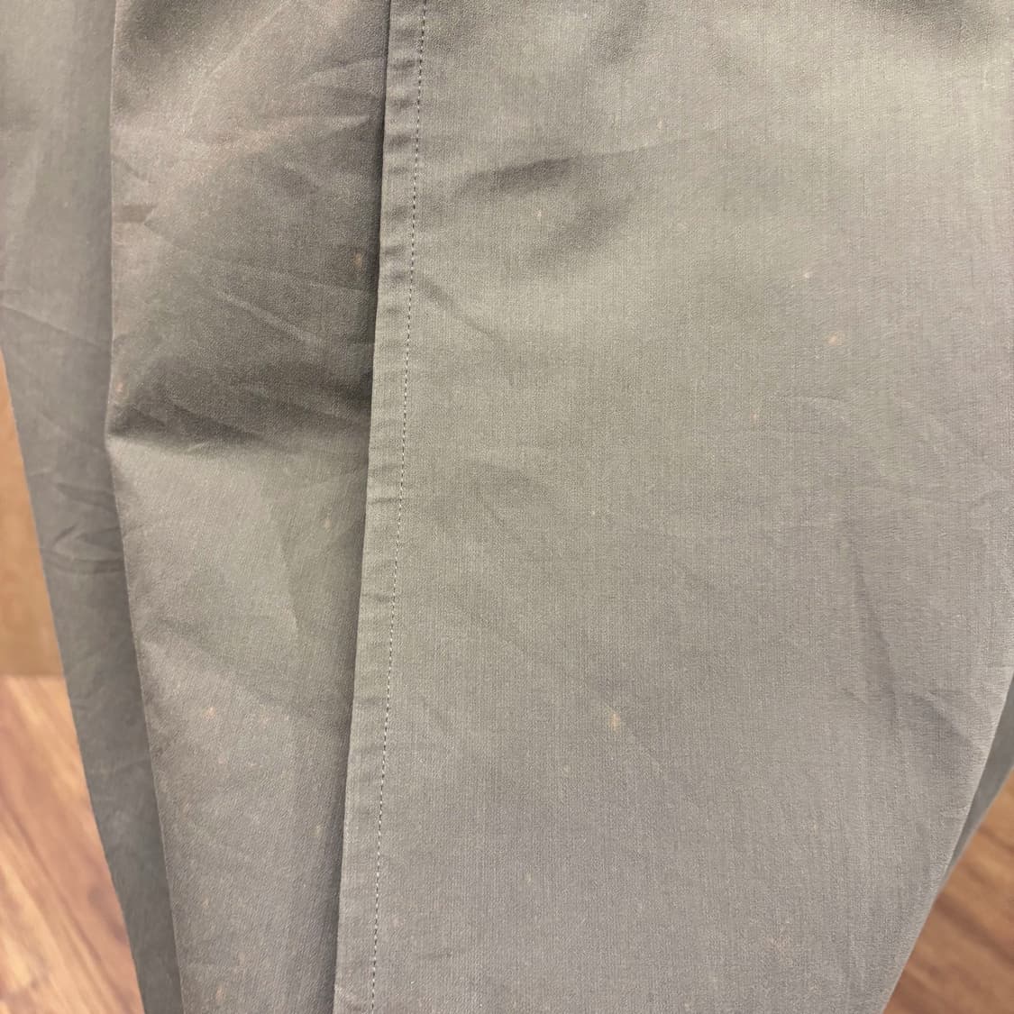 지방시 미니멀 싱글 롱 코트 레귤러 카라 사이드 사선 포켓 디테일 브라운 상품이미지9