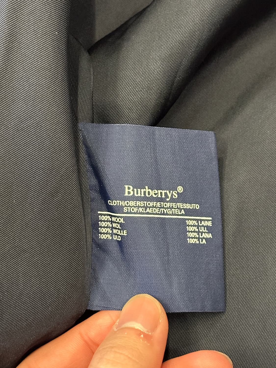 90s 버버리 런던 피코트 M 상품이미지5