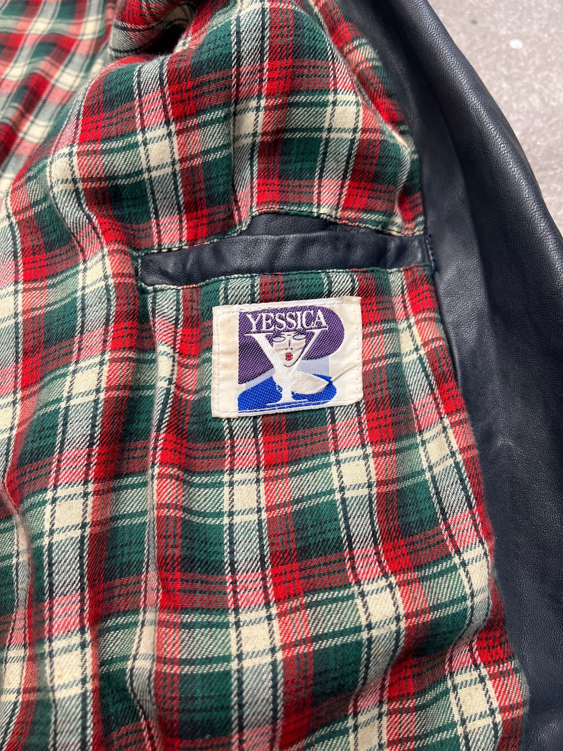 90’s 독일 Yessica 오버핏 가죽 자켓 상품이미지9