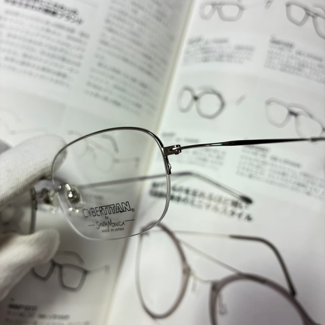 SANTA MONICA 산타모니카 반무테 실버 티타늄 안경 상품이미지3