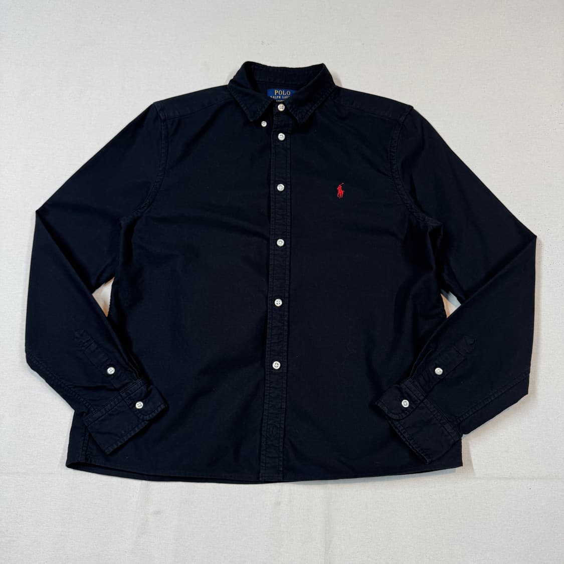 여M) 폴로 랄프로렌 블랙 가먼트다잉 옥스포드 셔츠 신형 상품이미지1