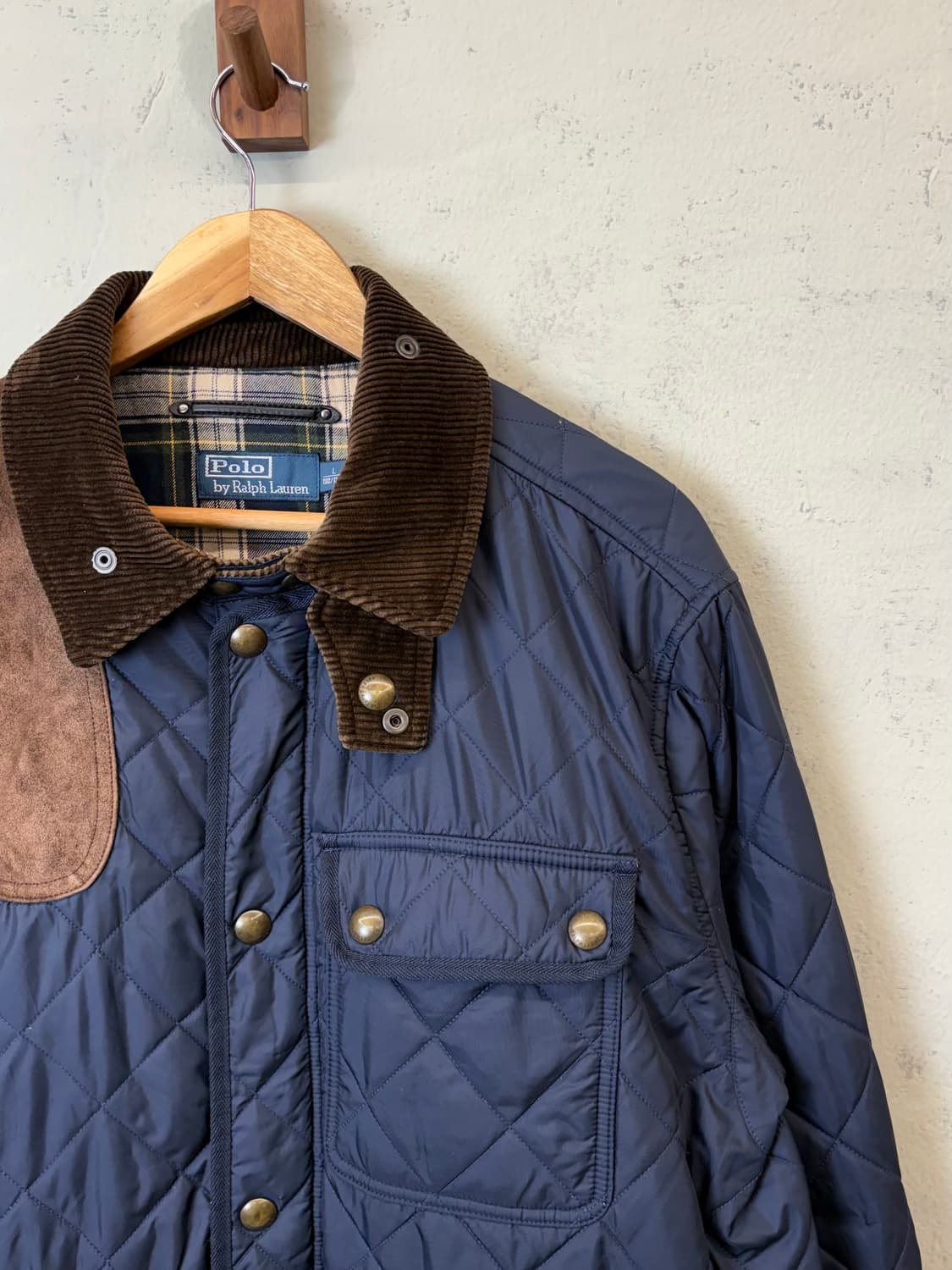 폴로랄프로렌 캠튼 퀼팅자켓 네이비 상품이미지3