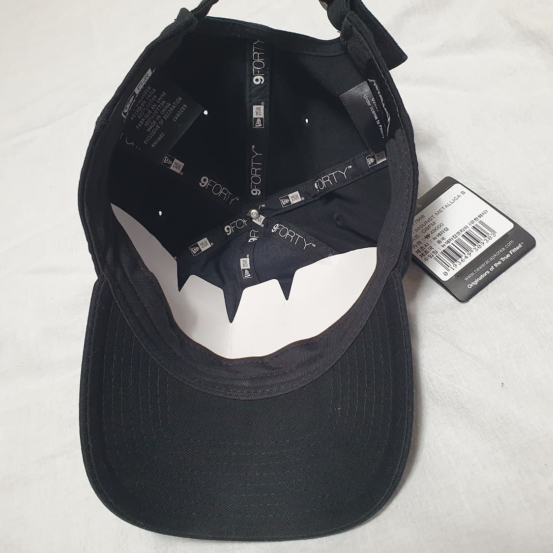 뉴에라 x 메탈리카 볼캡 블랙 모자 940 상품이미지3