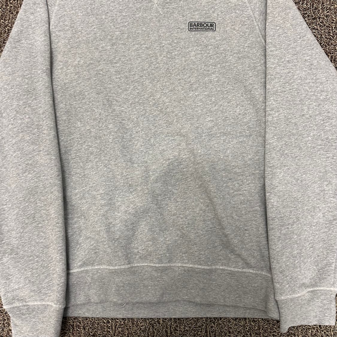 Barbour 바버 기모 맨투맨 그레이 L 상품이미지4