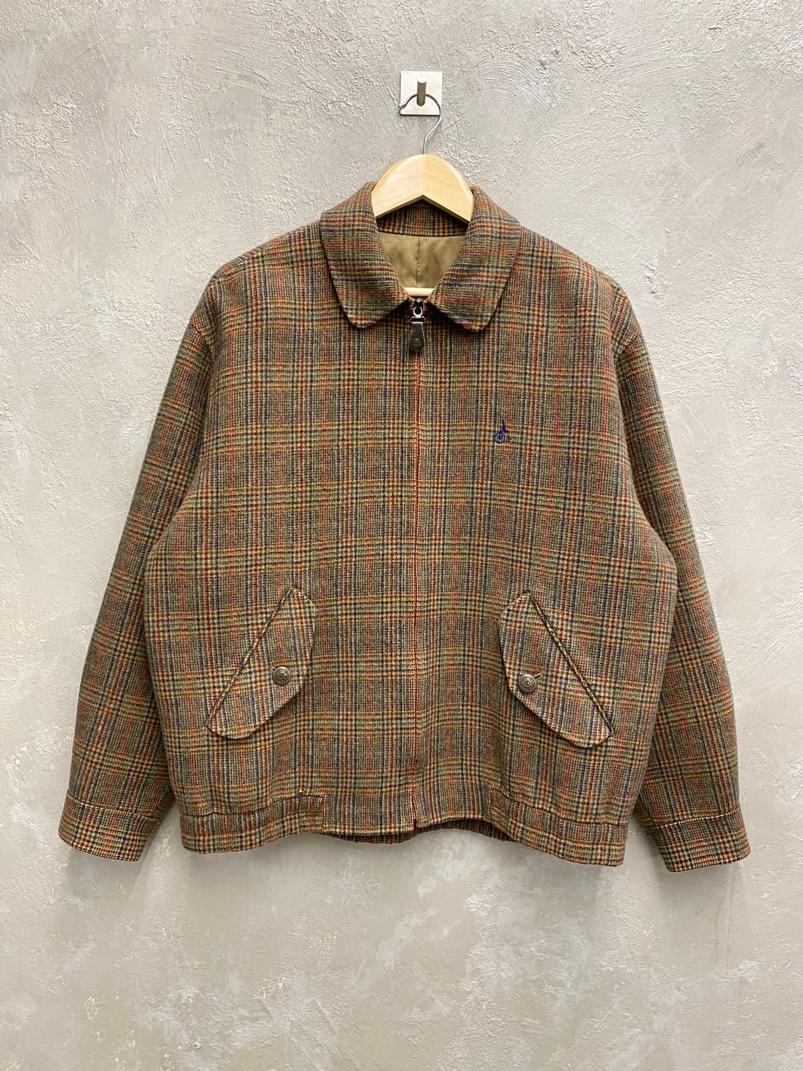 [95] 90-00s Bean Pole 빈폴 빈티지 울 체크 자켓 상품이미지3