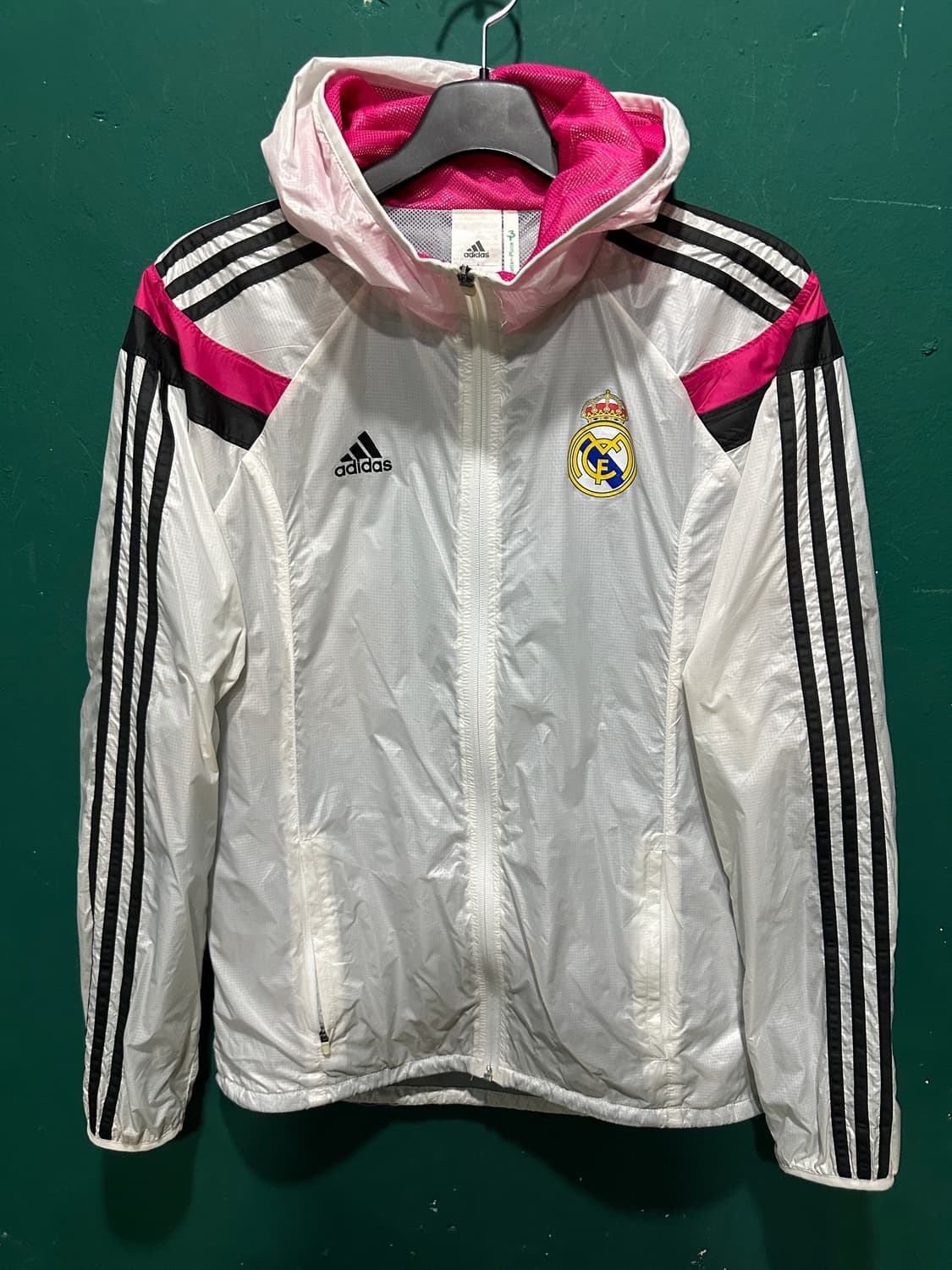 아디다스 레알마드리드 화이트 바람막이100 상품이미지1