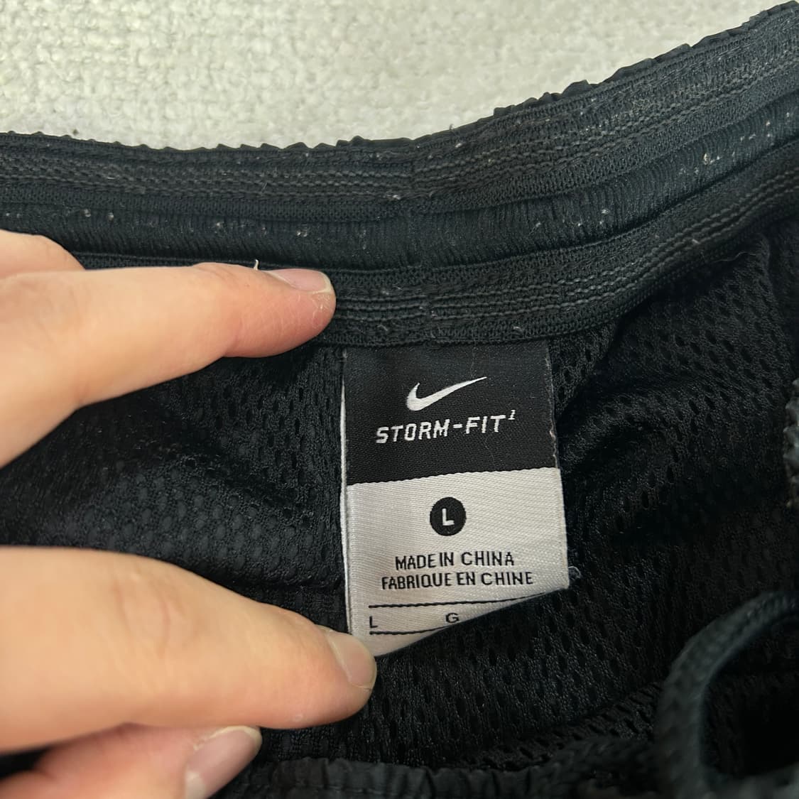 나이키 T90 검정색 트레이닝 바지 L 상품이미지2