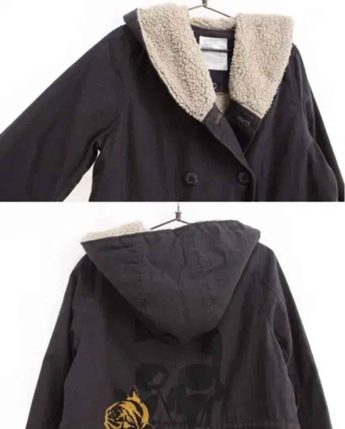 로데오크라운즈 빈티지 스컬 프린팅 내피 야상 (탈착가능) 새상품 상품이미지2