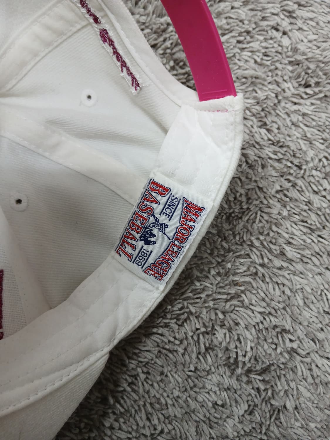 키즈 뉴욕 양키스 스냅백 핑크 메탈릭 챙모자 상품이미지7