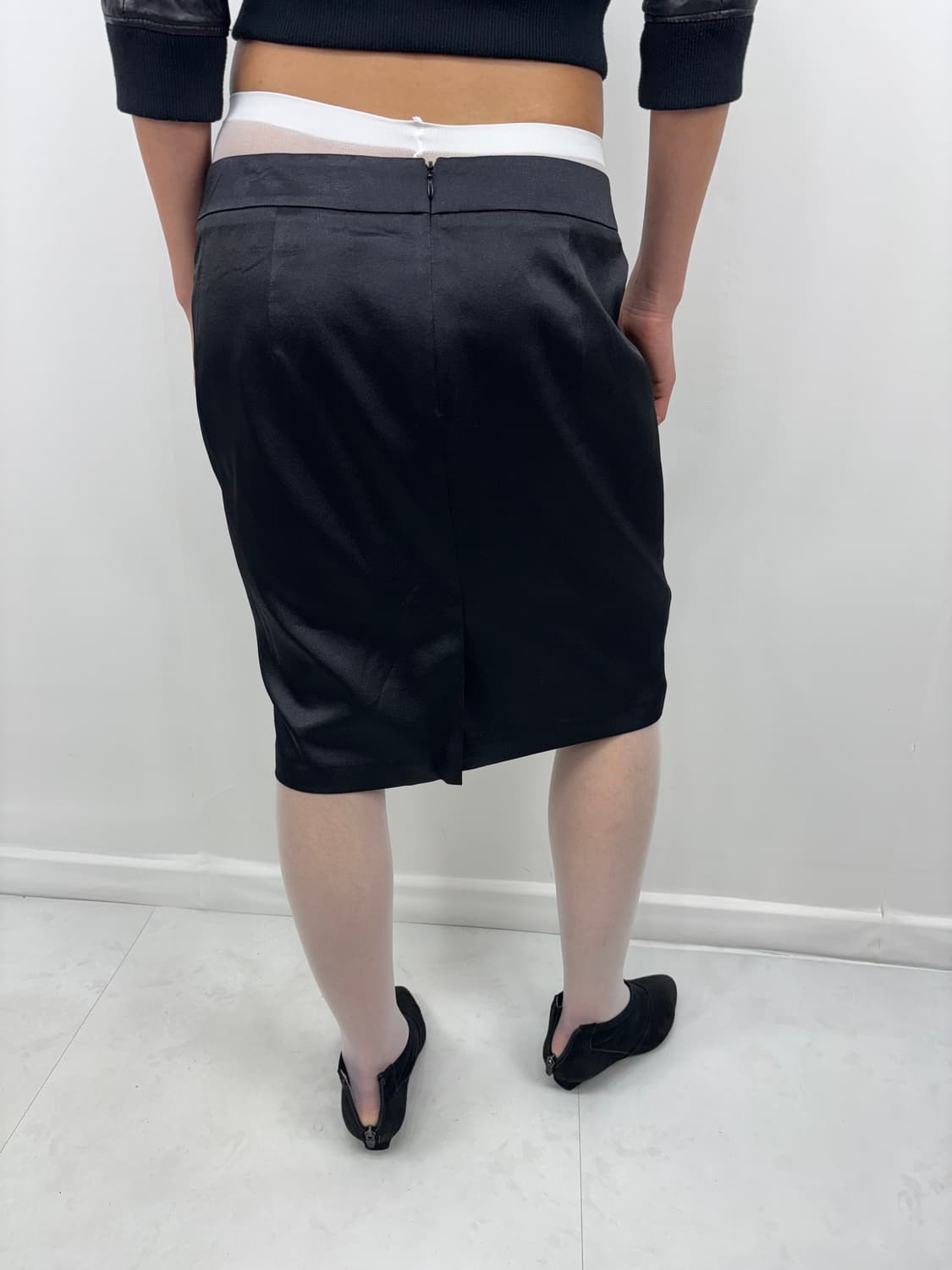 SATIN LOW RISE MIDI SKIRT 상품이미지6
