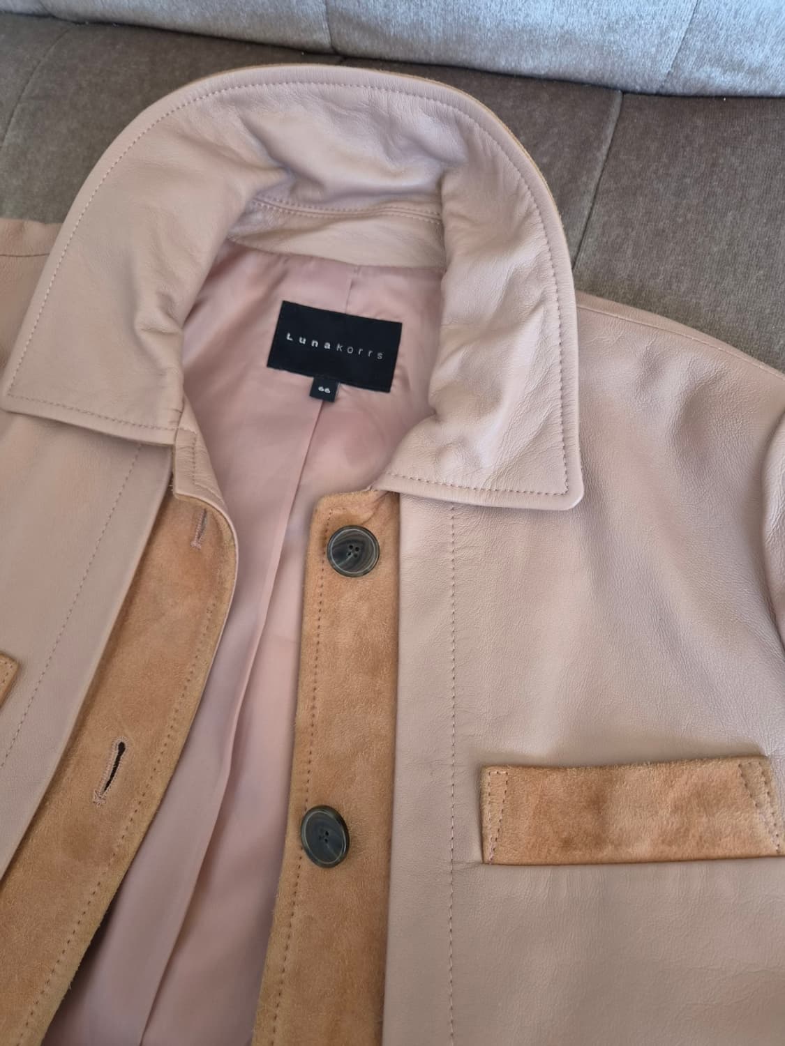 Lunakorrs 여성 리얼양가죽자켓 66사이즈 상품이미지6
