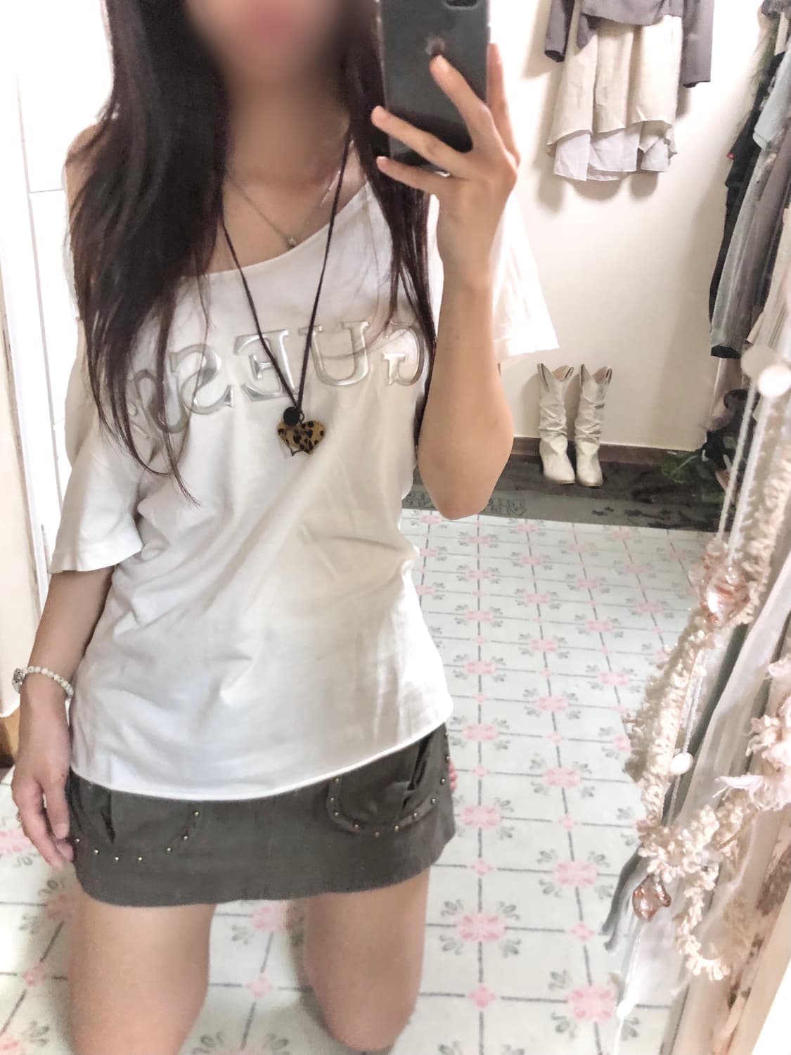 게스 리폼 반팔 티셔츠 상품이미지5